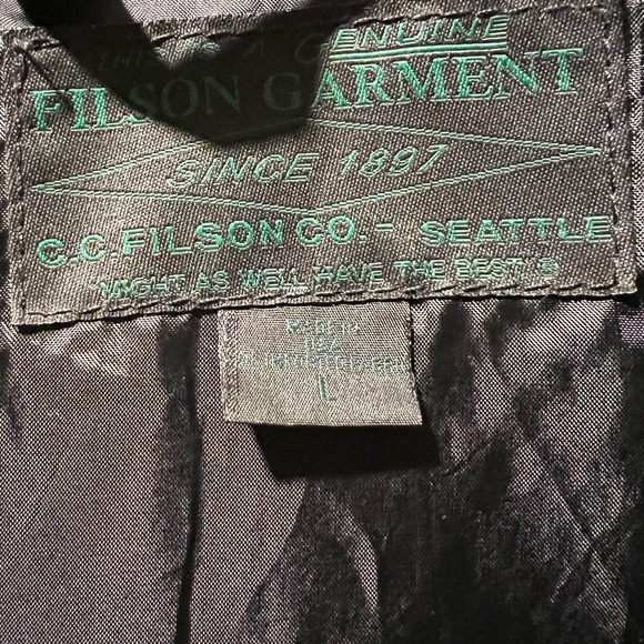 Filson Black Label Wool Striped Bomber - Picture 6 of 9